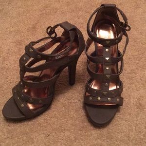 Brown and gold Charlotte Russe heels